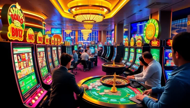 Experience thrilling moments at new88 chính thức online casino with vibrant gaming tables and exciting slot machines.